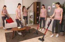 Hoover Silitys Ja Siivous*varsi-imuri Home HF522STH punainen