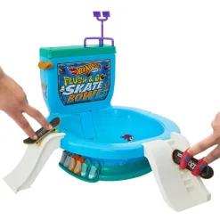 Hot Wheels Ajoneuvot Ja Radat*leikkisetti Skate Flush&Go