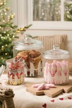 IB Laursen Ruoansäilytys Ja Järjestys*lasipurkki Santa's helpers 700 ml patenttikansi