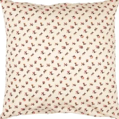 IB Laursen Sisustustekstiilit*tyynynpäällinen Antonia beige kukat ruskea/punain