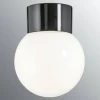 Ifu00f6 Electric Ulkovalaisimet*Ifö Electric Classic Glob Ø150mm, musta, suora posliinikanta
