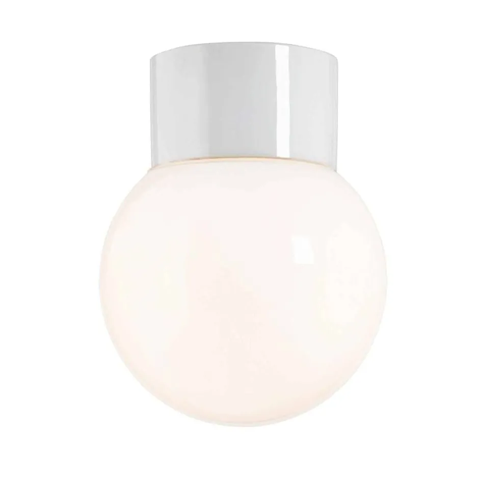 Ifu00f6 Electric Ulkovalaisimet*Ifö Electric Classic Glob Ø150mm, valkoinen, suora posliinikanta