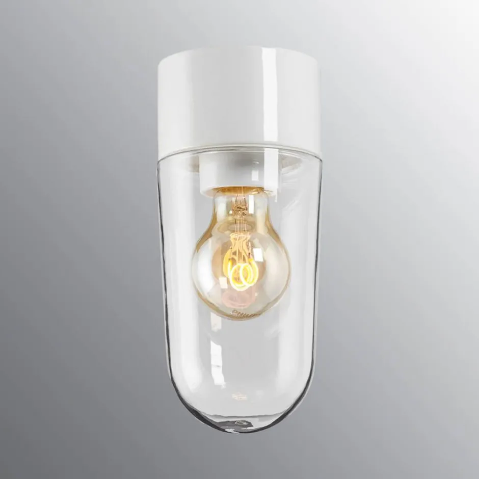 Ifu00f6 Electric Ulkovalaisimet*Ifö Electric Classic valaisin tallikuvulla, valkoinen