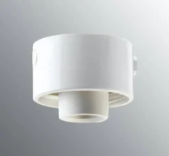 Ifu00f6 Electric Lamput Ja Valaisintarvikkeet*Ifö Electric posliinikanta suora, valkoinen, kierre 84,5 mm