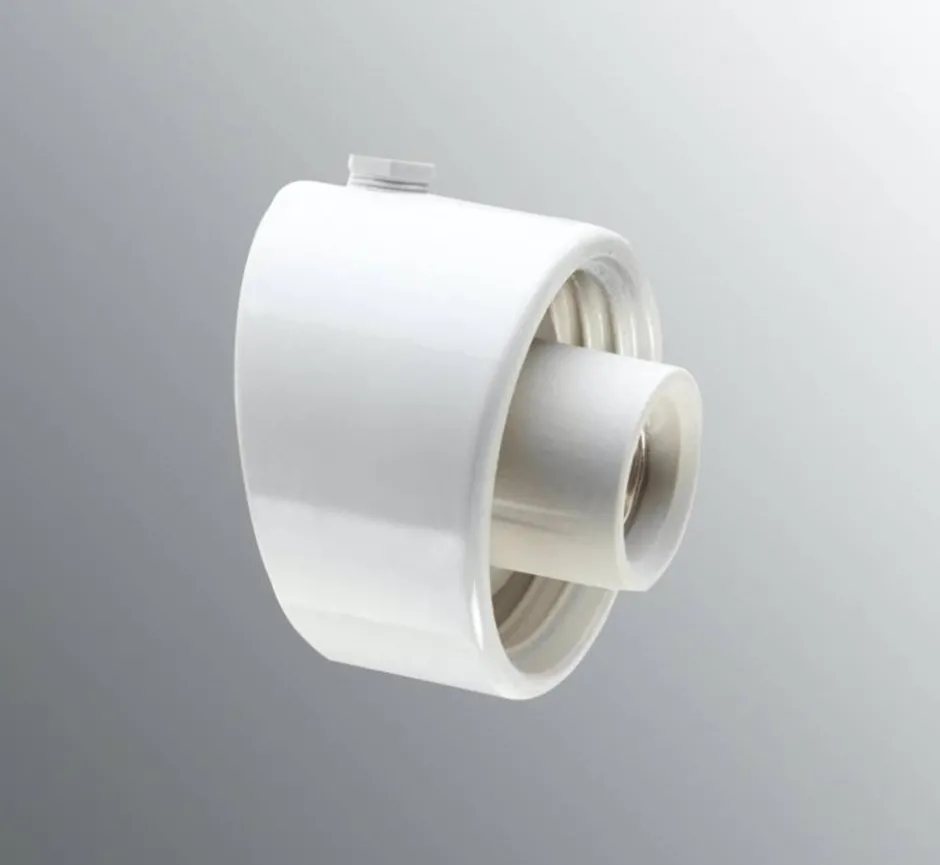Ifu00f6 Electric Lamput Ja Valaisintarvikkeet*Ifö Electric posliinikanta vino, valkoinen, kierre 84,5 mm