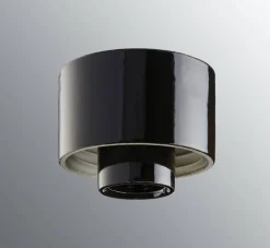 Ifu00f6 Electric Lamput Ja Valaisintarvikkeet|Sisustusvalaisimet*Ifö Electric posliinikanta suora, musta, kierre 84,5 mm,