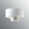 Ifu00f6 Electric Lamput Ja Valaisintarvikkeet*Ifö Electric posliinikanta suora, valkoinen, kierre 84,5 mm,