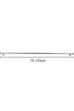 Ihanin Verhot Ja Verhotarvikkeet*verhotanko Cafe 75-125 cm hopea