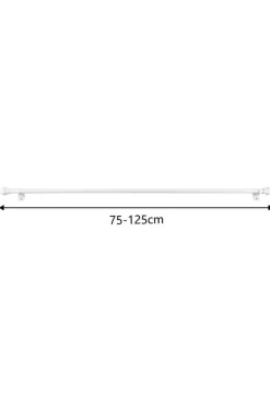 Ihanin Verhot Ja Verhotarvikkeet*verhotanko Cafe 75-125 cm valkoinen