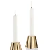Iittala Lyhdyt Ja Kynttilänjalat*Aalto kynttilänjalka 50+65 mm messinki 2 kpl