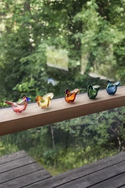 Iittala Koriste-Esineet*Birds by Toikka Sieppo sitruunankeltainen/kupari