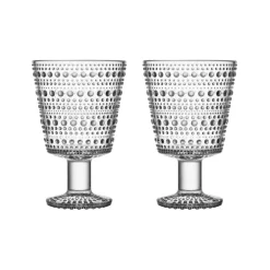 Iittala Astiat*Kastehelmi juomalasi jalallinen 26 cl kirkas 2 kpl