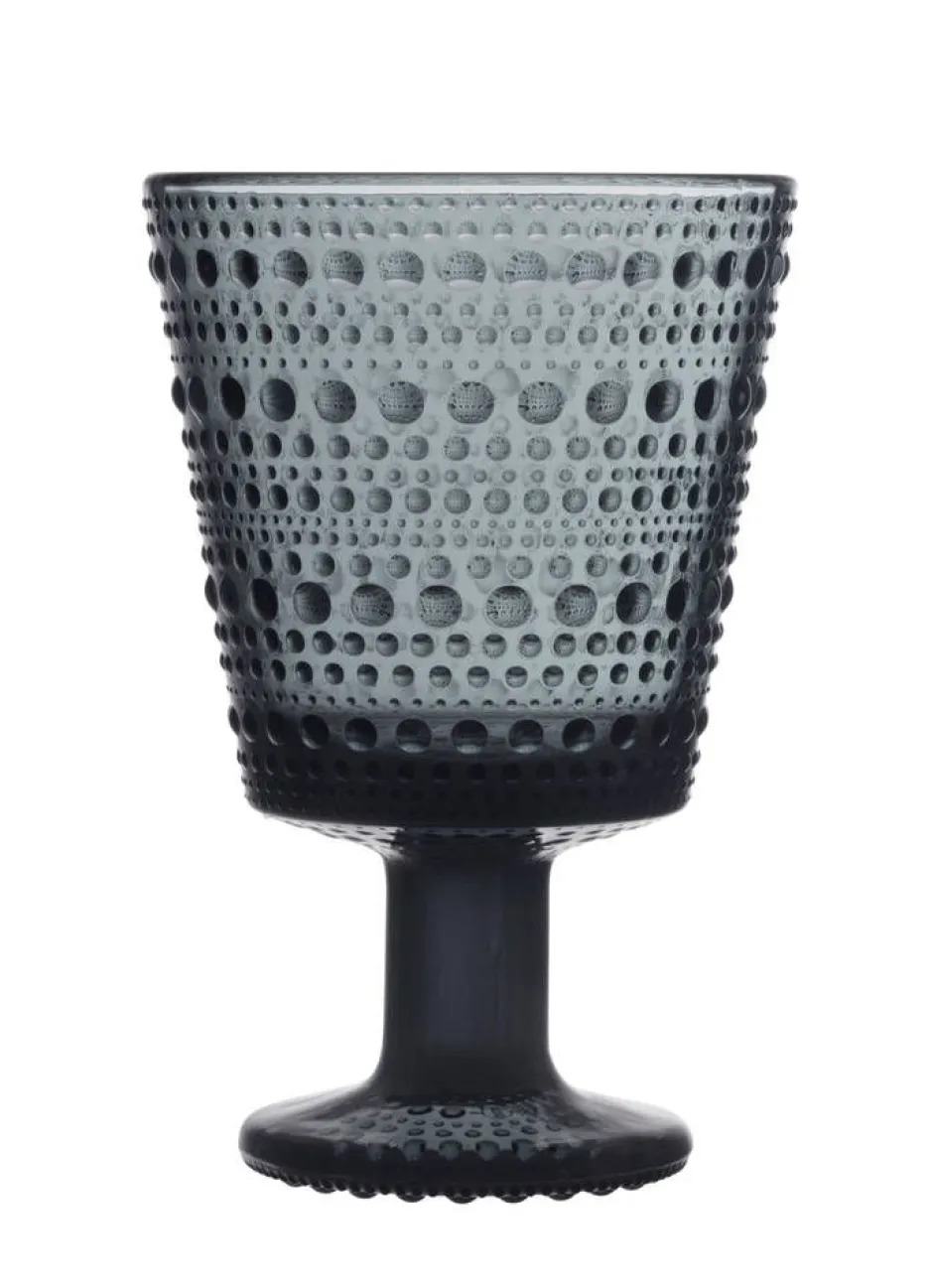 Iittala Astiat*Kastehelmi juomalasi 26 cl 2 kpl tummanharmaa