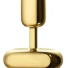 Iittala Lyhdyt Ja Kynttilänjalat*Nappula kynttilänjalka 107 mm messinki