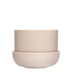 Iittala Maljakot Ja Ruukut*Nappula ruukku ja vati 170x130 mm beige