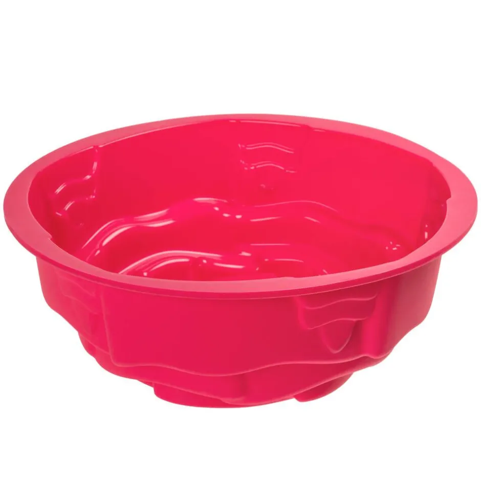 Iloleipuri Leivonta*ruusuvuoka 23 cm silikonia pinkki