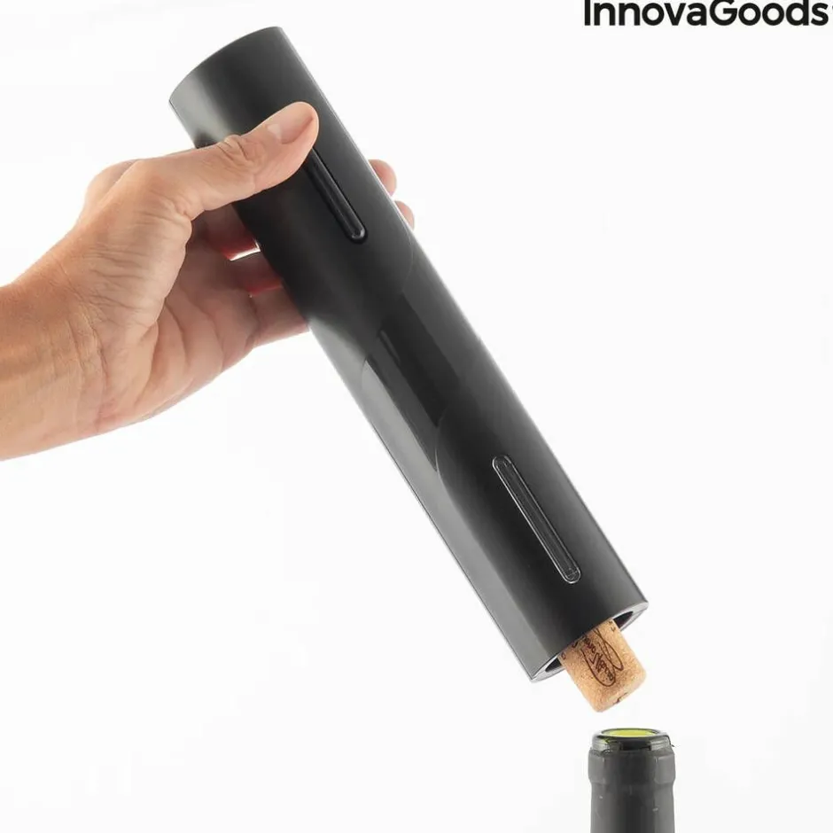InnovaGoods Juoma- Ja Baaritarvikkeet*sähköinen korkkiruuvi lisätarvikkeilla
