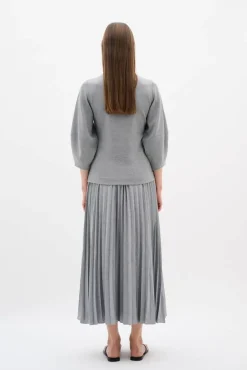 InWear Hameet Ja Haalarit*hame 30110633 Yan Midi 1740161 Harmaa