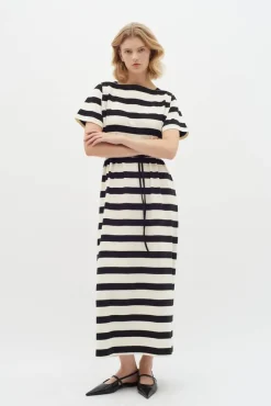 InWear Vapaa-Ajan Mekot*mekko LesterIW 301284 Musta / Valkoinen