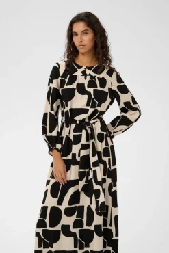 InWear Vapaa-Ajan Mekot*mekko Lynn 900008093 Musta / Beige