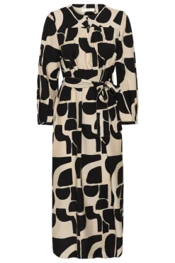 InWear Vapaa-Ajan Mekot*mekko Lynn 900008093 Musta / Beige