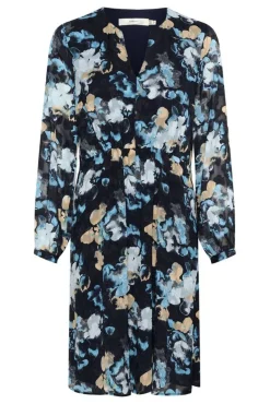 InWear Lyhyet Juhlamekot*mekko Vielle 303348 Marine / Turkoosi