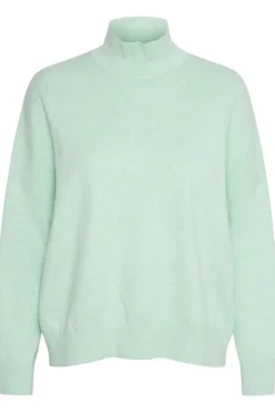 InWear Neulepuserot*neule TenleyIW Turtleneck pullover Dusty Mint 1558121