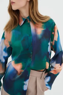 InWear Puserot*pusero CieloIW Pauline Shirt Blurry Flower 302555