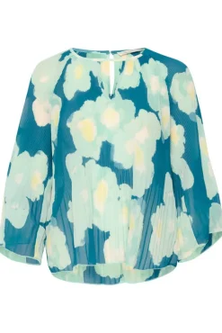 InWear Puserot*pusero HendraIW Top Green Poetic Flower 302765