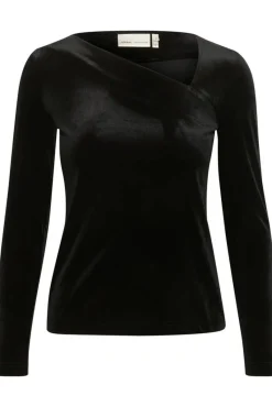 InWear Trikoopaidat Ja Colleget*samettipaita JitaIW top Black 194008