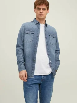 Jack & Jones Kauluspaidat*farkkupaita Jjesheridan
