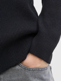 Jack & Jones Plus Neuletakit*neuletakki Jjeperfect Black
