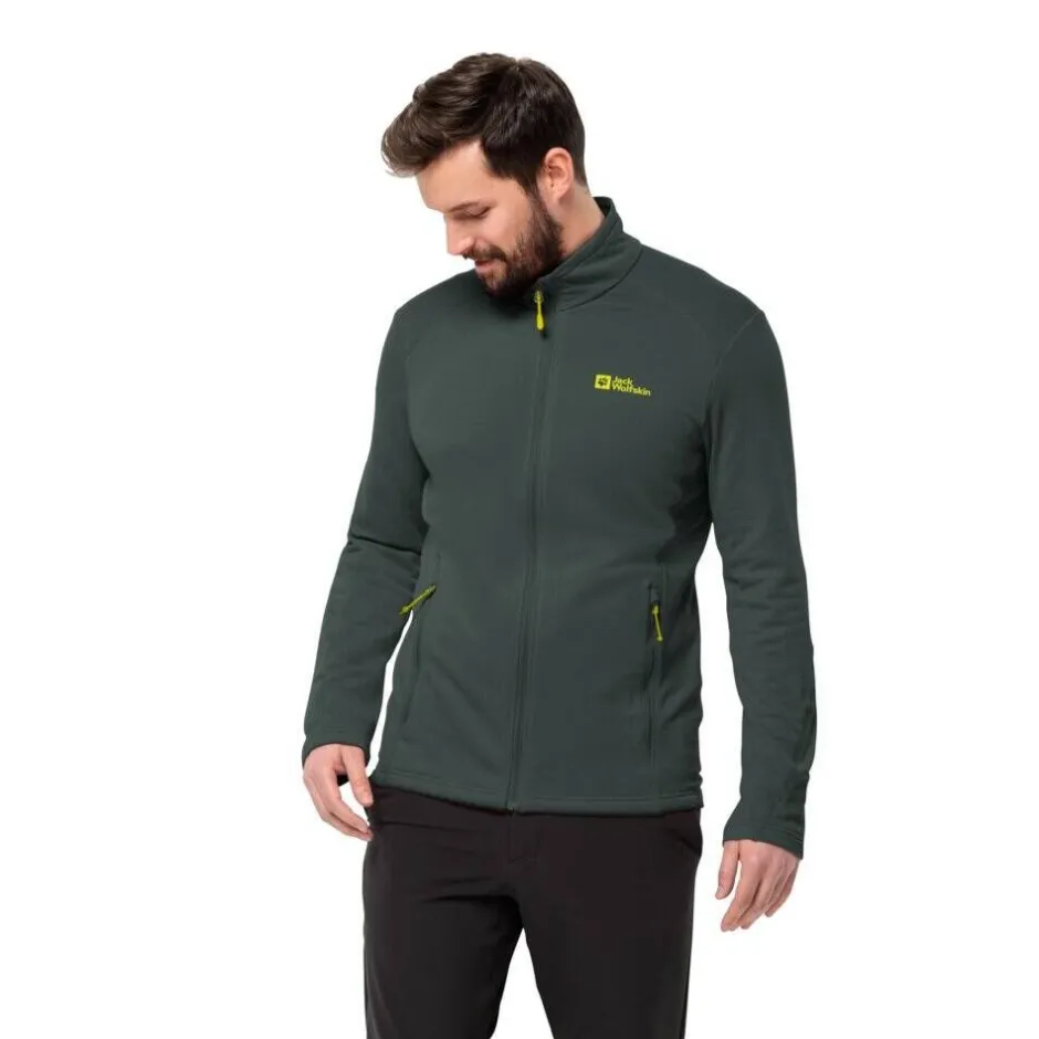 Jack Wolfskin Fleecet, Colleget Ja Hupparit|Takit*fleece Kolbenberg fz T0138 Black olive