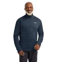 Jack Wolfskin Takit|Fleecet, Colleget Ja Hupparit*fleece Peak District Fz C0412 Midnight sky