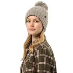 Jack Wolfskin Asusteet|Asusteet*pipo Highloft knit beanie W 6260 Dusty grey