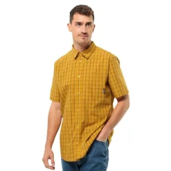 Jack Wolfskin Paidat Ja Neuleet*ruutupaita Hot Springs M 8974 Curry check