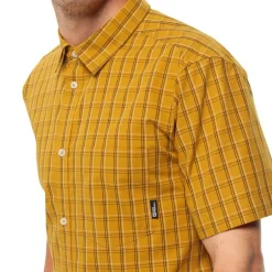 Jack Wolfskin Paidat Ja Neuleet*ruutupaita Hot Springs M 8974 Curry check