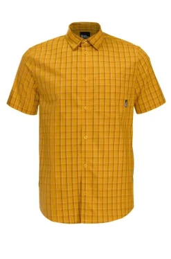 Jack Wolfskin Paidat Ja Neuleet*ruutupaita Hot Springs M 8974 Curry check