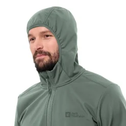 Jack Wolfskin Takit*softshell takki Bornberg 4311 Hedge green