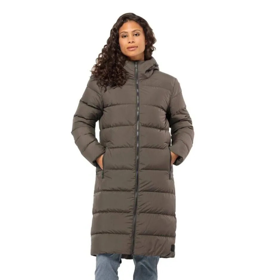 Jack Wolfskin Takit|Talvitakit*takki Frozen Palace coat W 5719 Cold coffee
