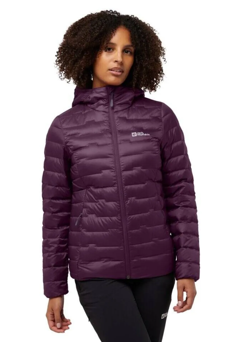 Jack Wolfskin Takit|Talvitakit*takki Passamani Down Hoody W I0081 Midnight plum