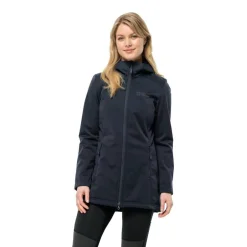Jack Wolfskin Fleecet, Colleget Ja Hupparit*takki Windhain coat w 1010 Night blue