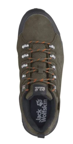 Jack Wolfskin Vaellus- Ja Metsästyskengät|Retkeilykengät*ulkoilukengät Refugio Texapore Low 4287 Khaki
