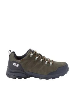 Jack Wolfskin Vaellus- Ja Metsästyskengät|Retkeilykengät*ulkoilukengät Refugio Texapore Low 4287 Khaki