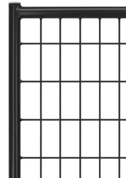 Ju00e4mpti Koirat*Jämpti MEDI ovielementti musta, lev. 200 cm, kork. 185 cm