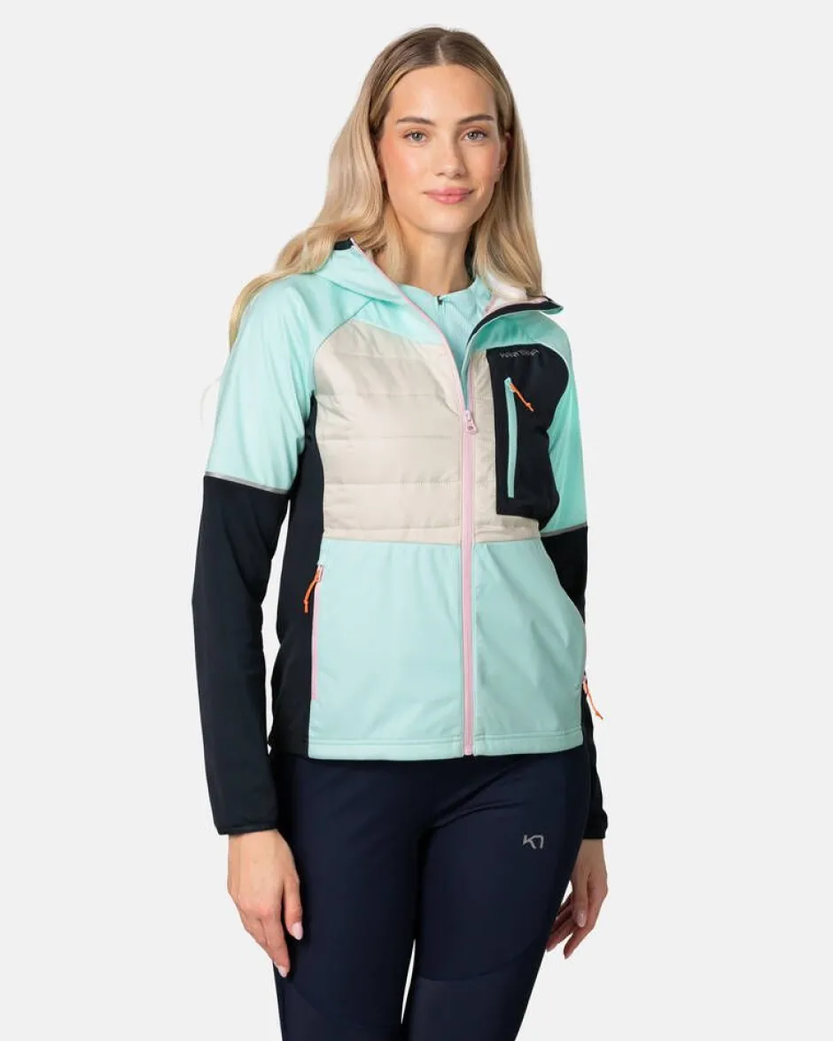 Kari Traa Treenivaatteet*takki Nia Wave Bright turquoise