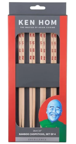 Ken Hom Aterimet*syömäpuikot bambua 4 paria