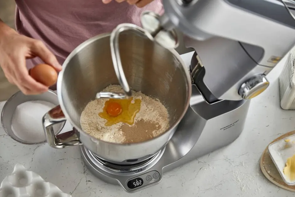 Kenwood Yleis- Ja Monitoimikoneet*Titanium Chef Baker XL yleiskone KVL85.004SI hopea