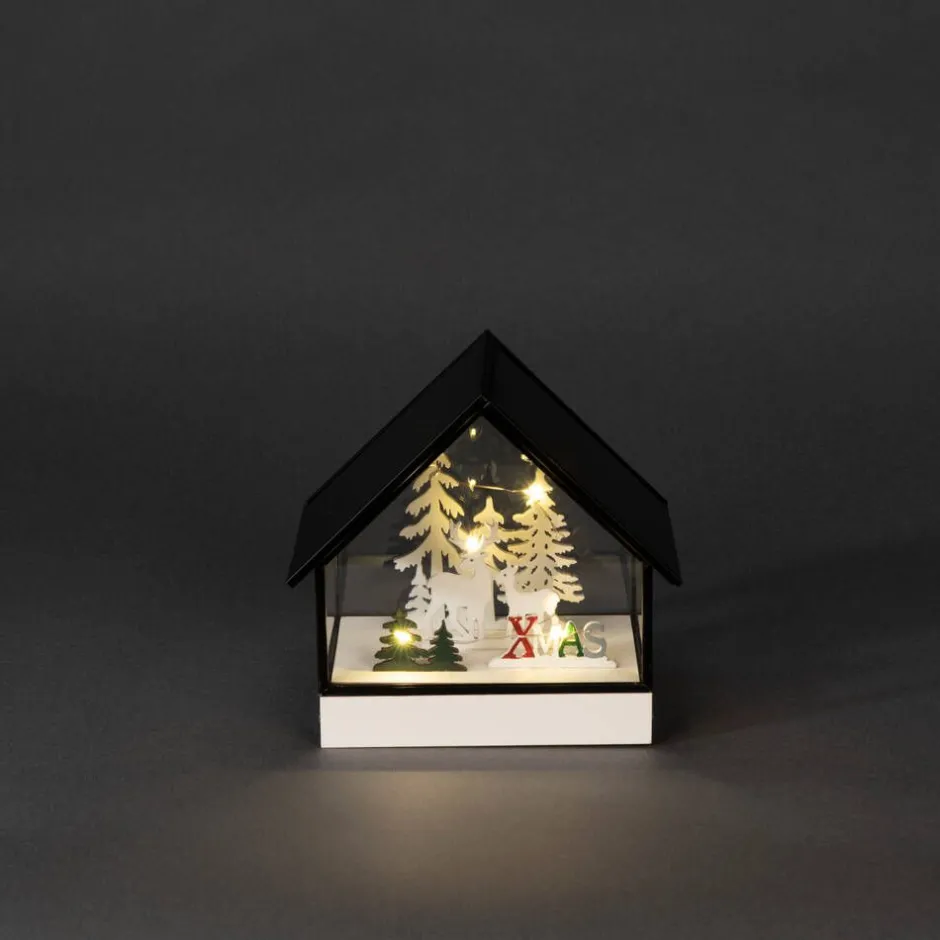 Konstsmide Koriste- Ja Kausivalot*lasilyhty 5 x LED paristokäyttöinen