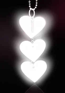 Lasessor Muut Asusteet*heijastin 3 Hearts 690 690 Fuchsia